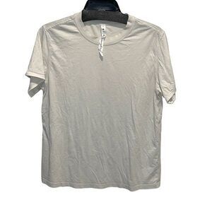 Lululemon Womens Pima Cotton Short Sleeve Performance T‎ Shirt Gray Size 4
